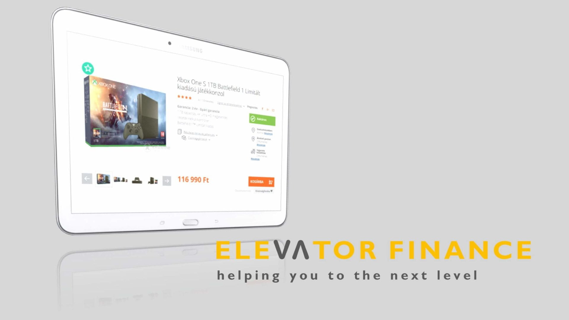 elevator finance áruhitel MKB FinTech Verseny