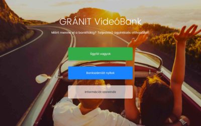 Megérkezett az online számlanyitás! A GRÁNIT Bankban nyitották az első videobankos számlát
