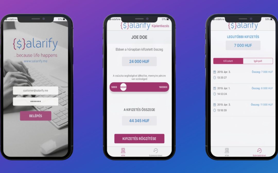Új pénzügyi forradalom: mától minden nap lehet fizetésnap, elindult a Salarify!