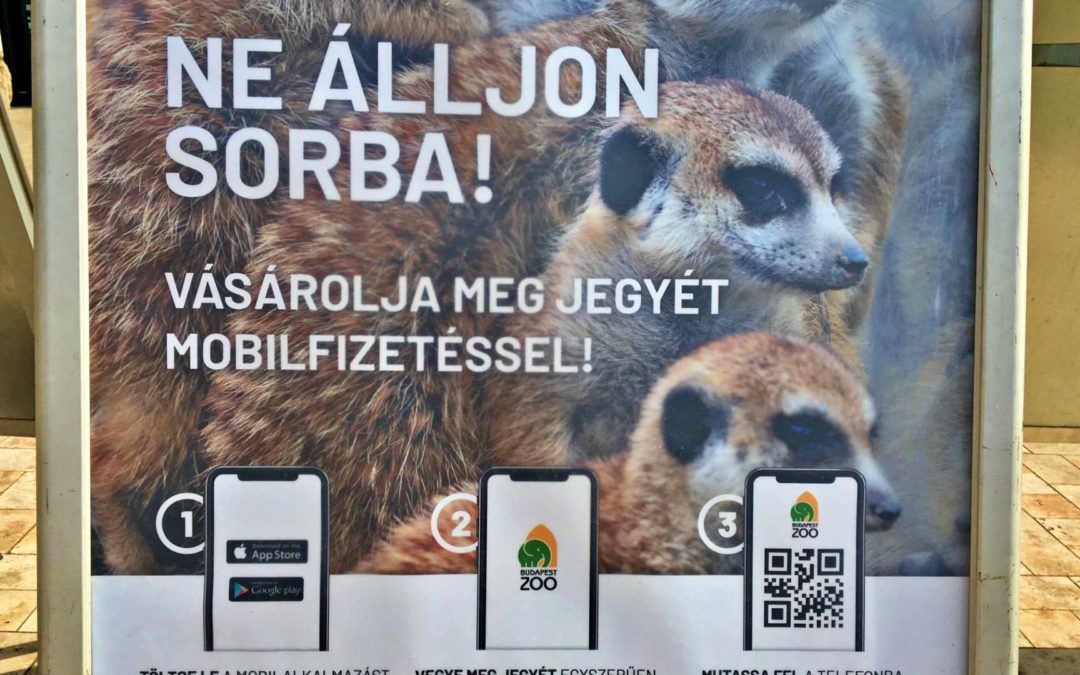 Megérkezett a mobilfizetés és a mobiljegy az Állatkertbe