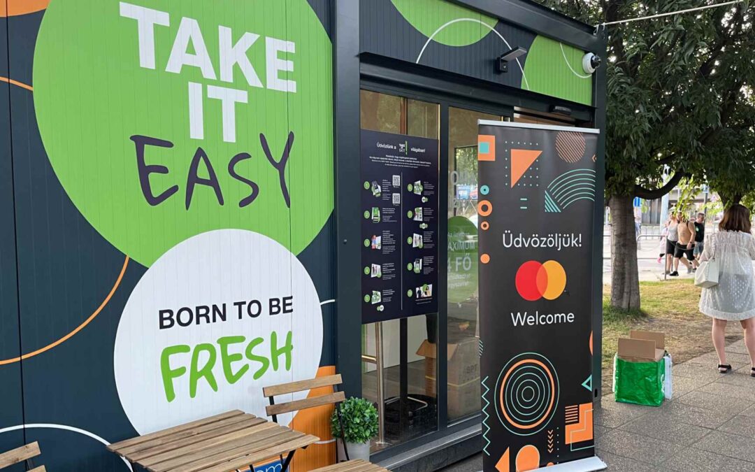 Hazai innováció: Kasszamentes konténerüzlet teszi élménnyé a bevásárlást